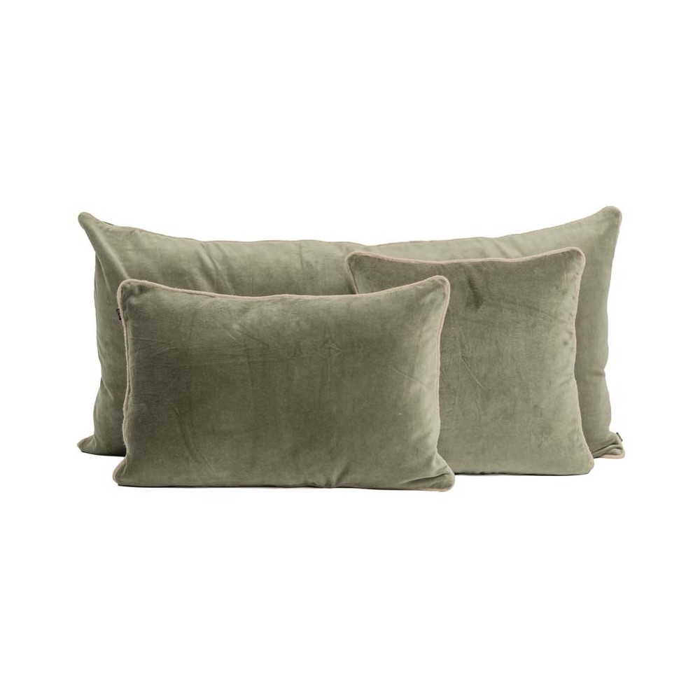 Coussin Delhi velours de coton