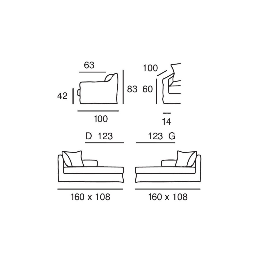 Biscarrosse | Méridienne D/G
