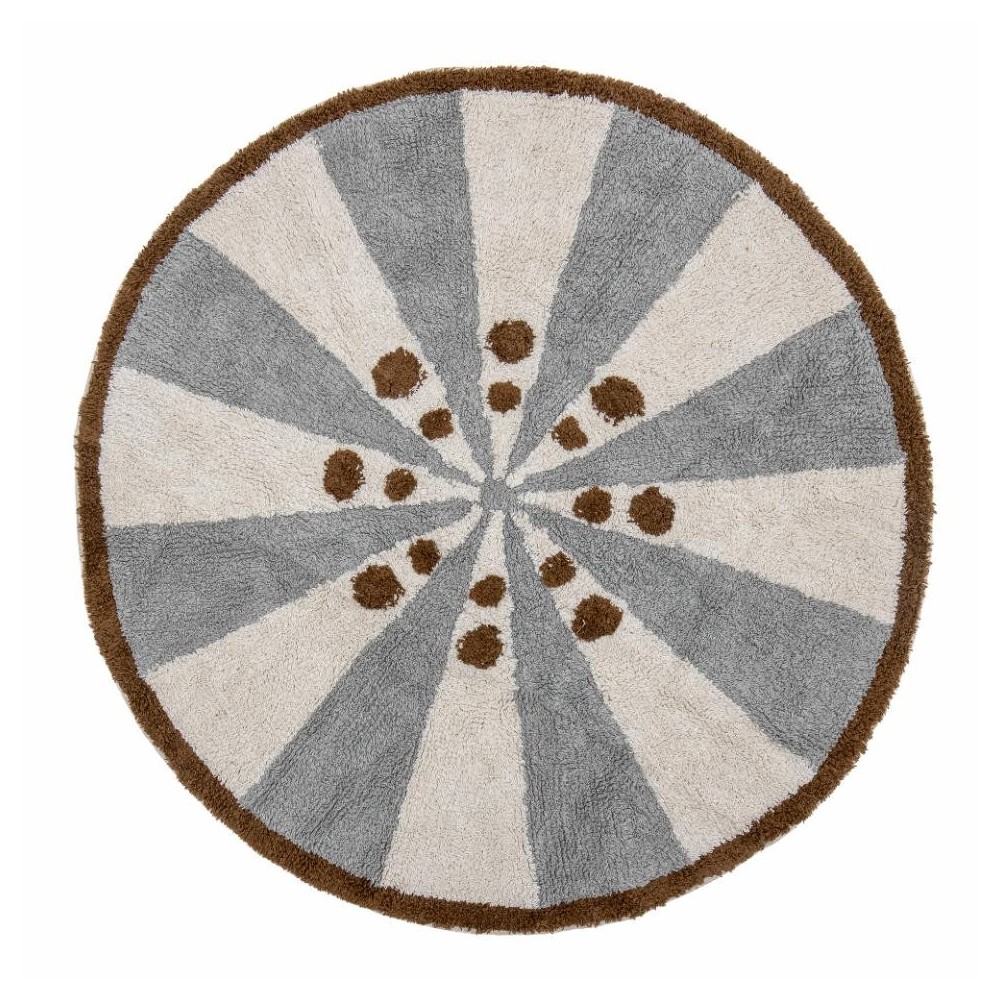 Tapis rond à motif