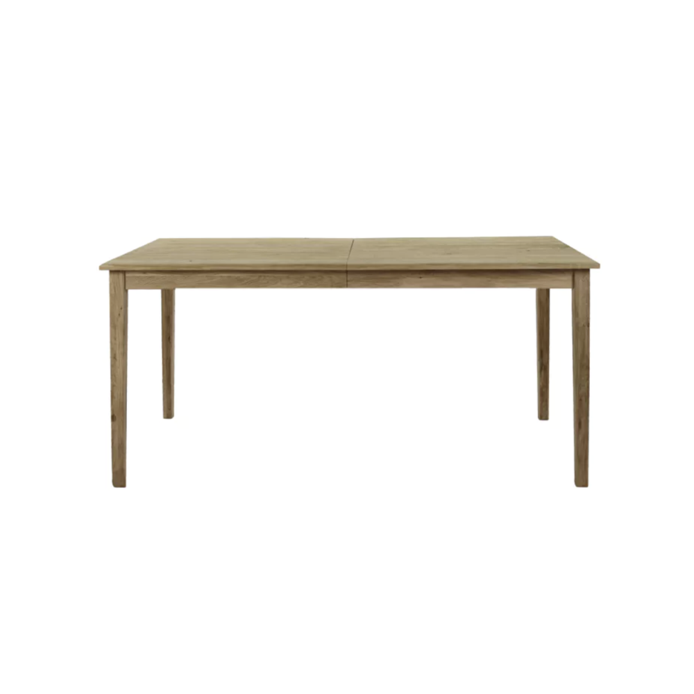 Table en chêne brut Extensible