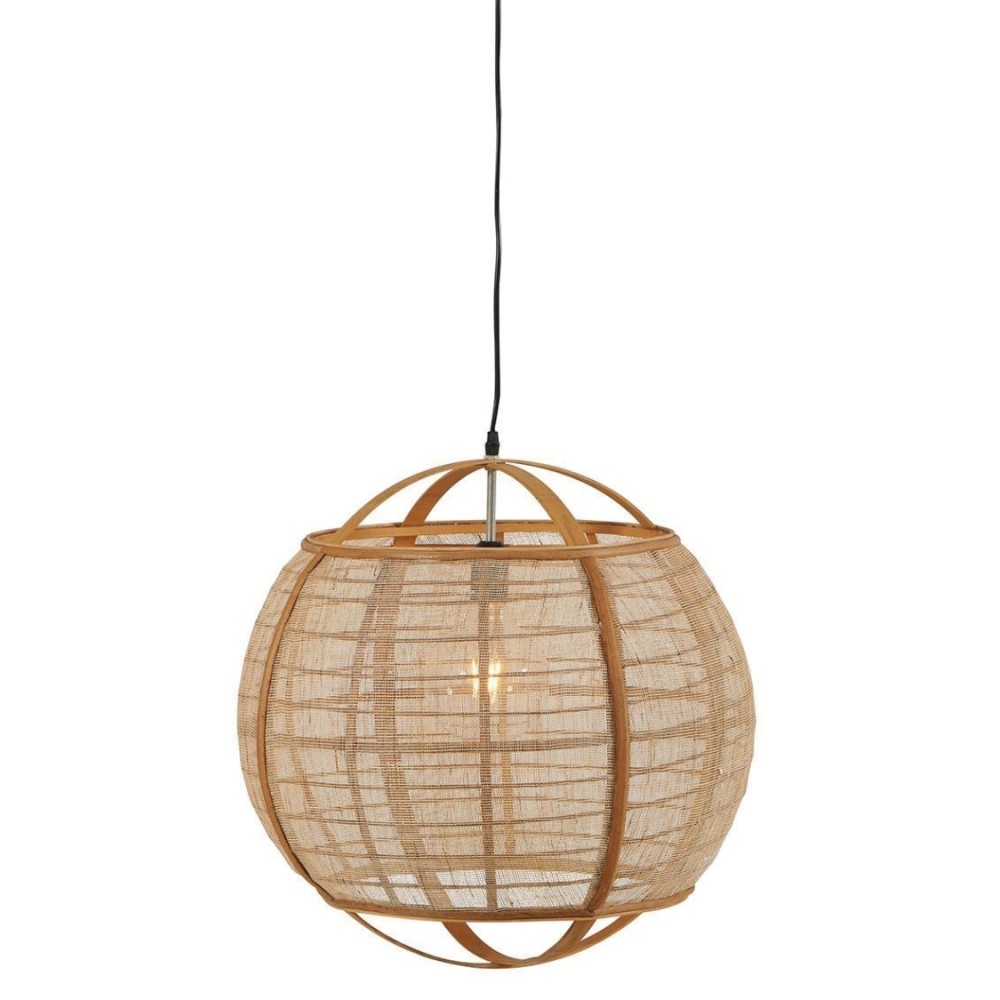 Suspension lin et bambou