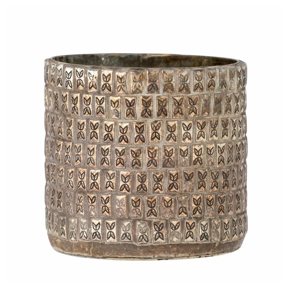 Photophore en verre recyclé