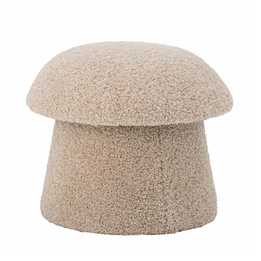Pouf moumoute champignon