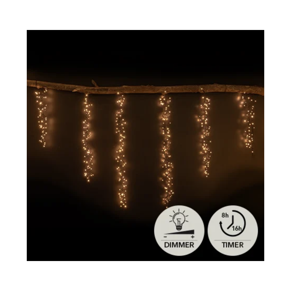 Cascade de lumière LED