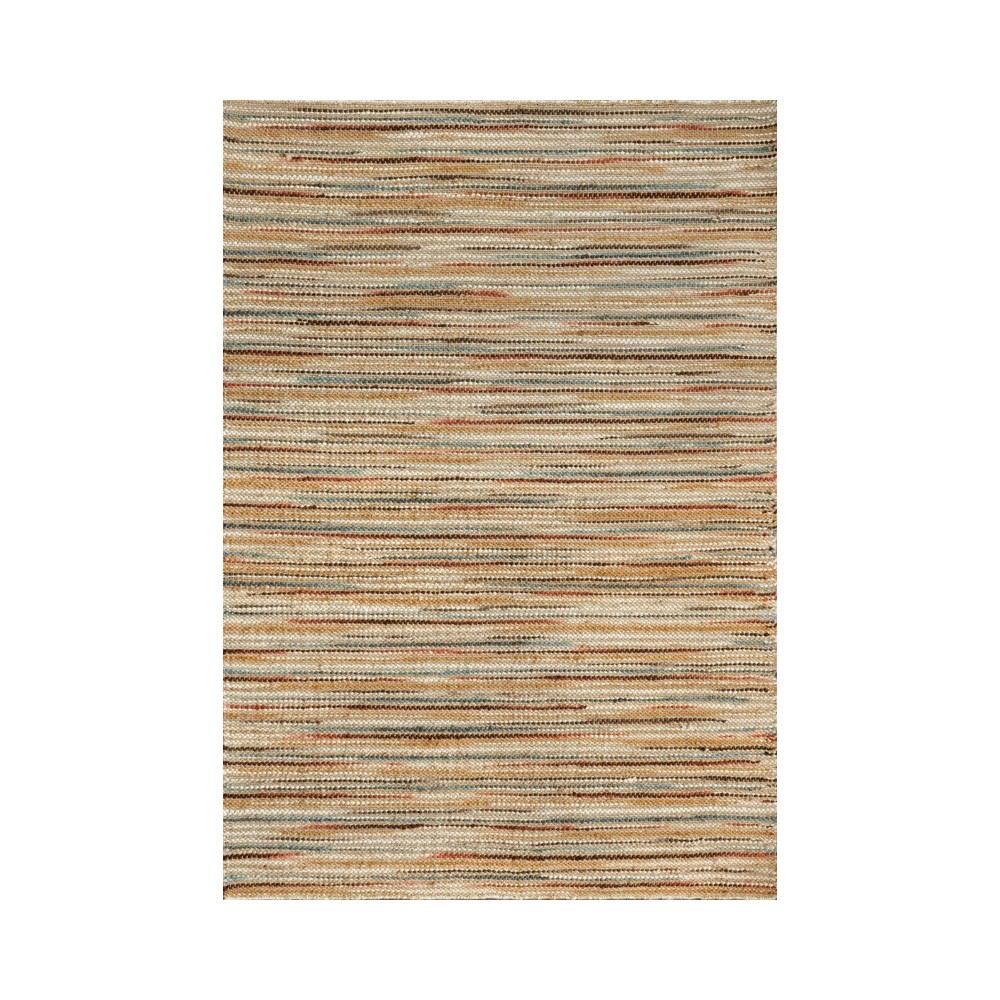 Tapis en jute multicolore