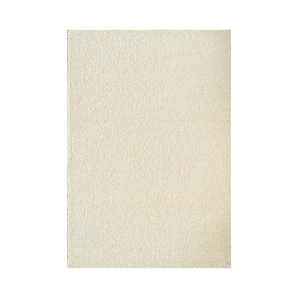 Tapis bouclette en laine et coton