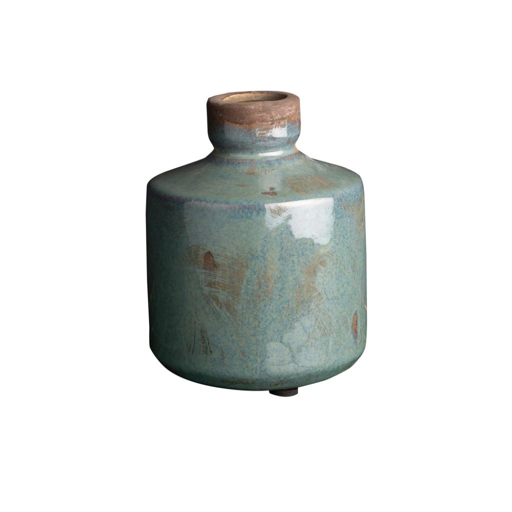 Vase bouteille Gris bleu