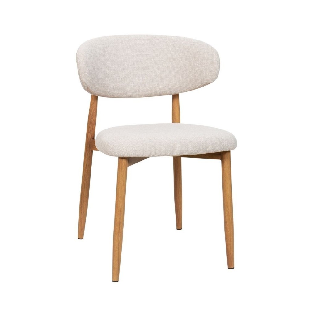 Chaise Georgia beige pied naturel