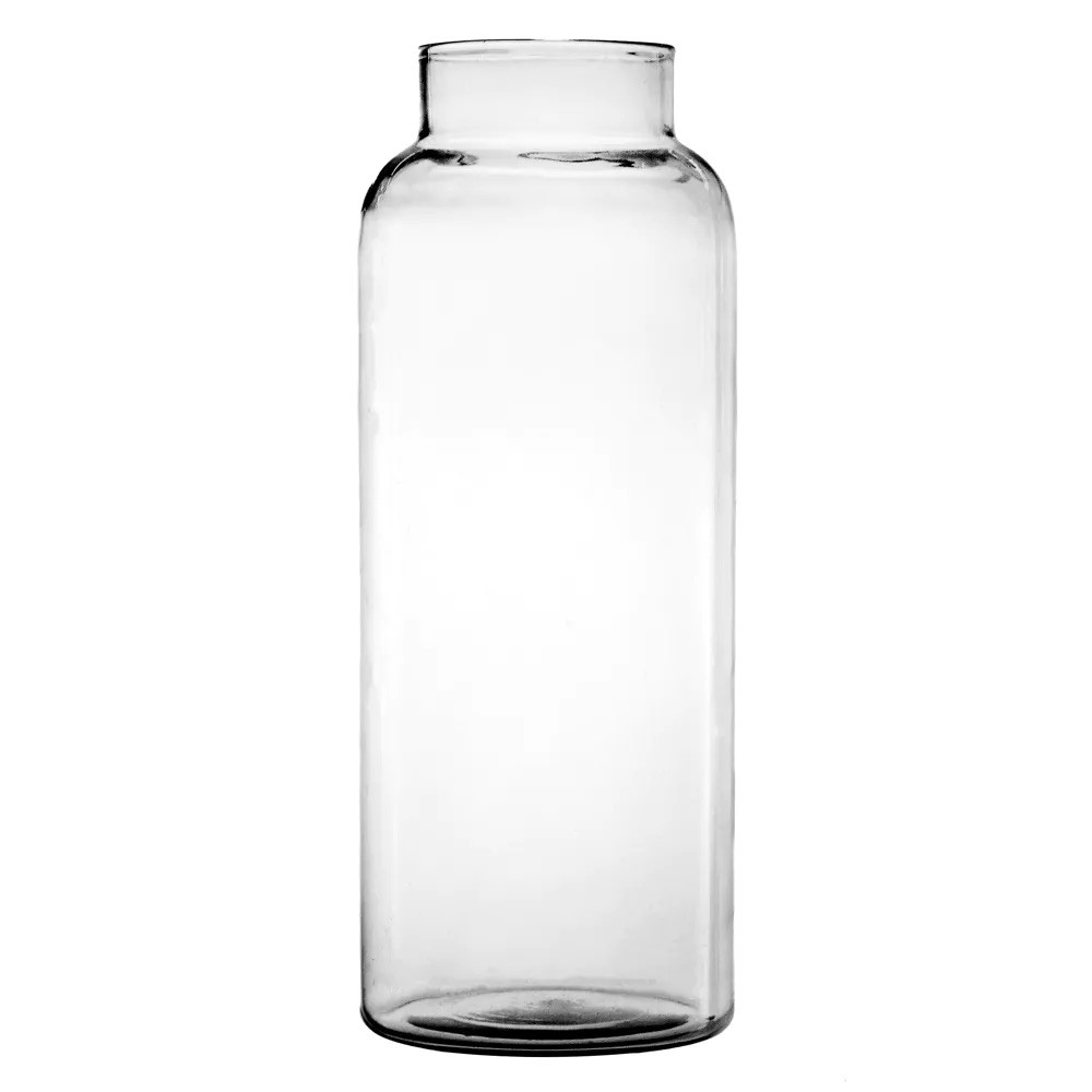 Grand vase Bloom en verre transparent