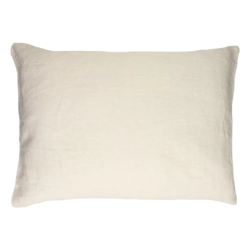 Coussin en lin Alpha Basics - 70 x 50 cm