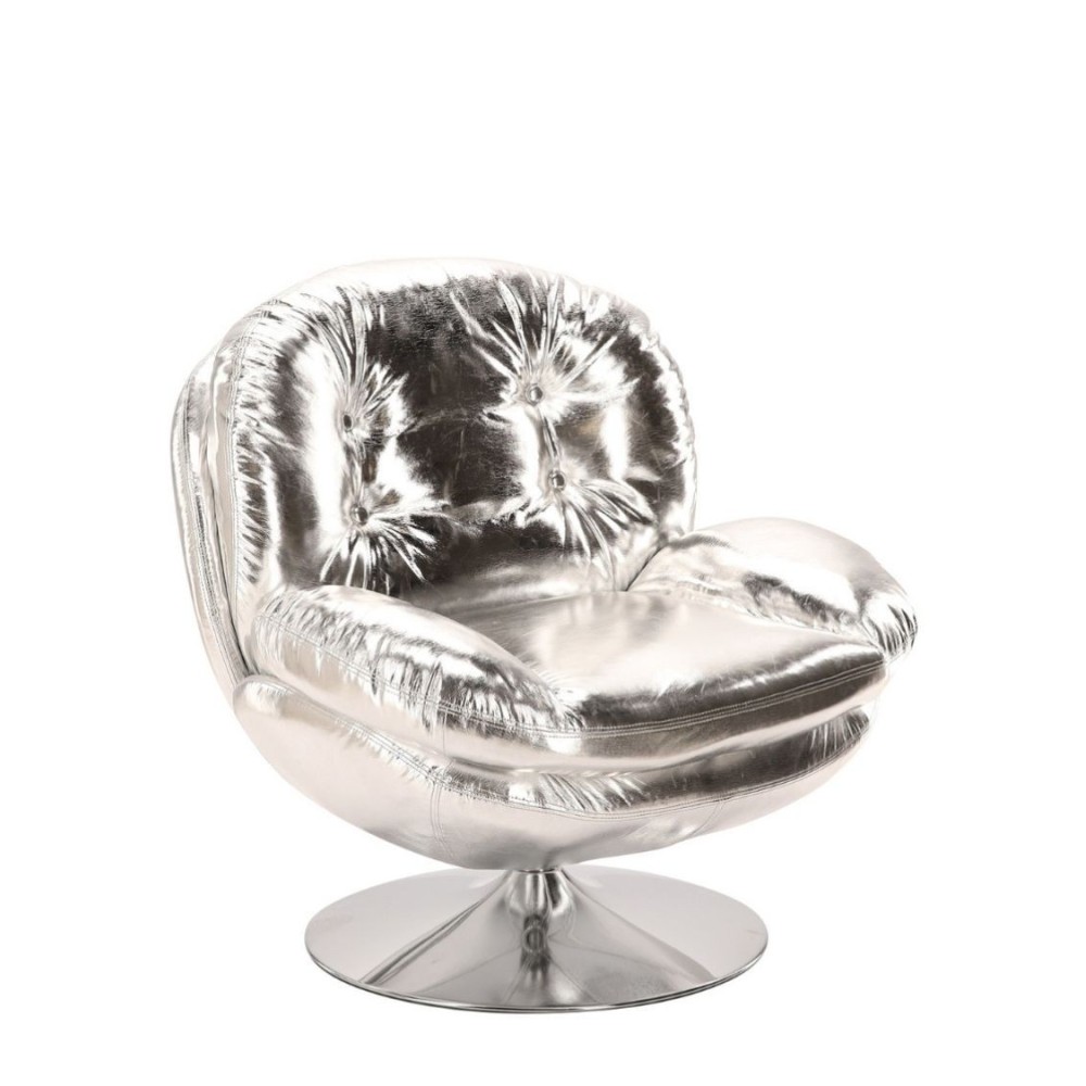 Fauteuil Memento chrome Argent