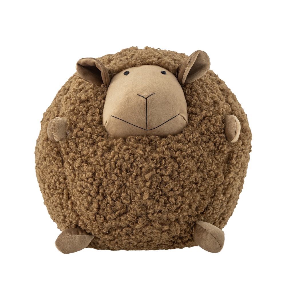 Coussin mouton peluche